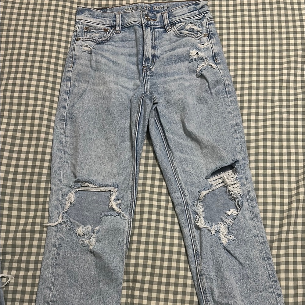 American eagle Light Blue Distressed Women's Jeans
